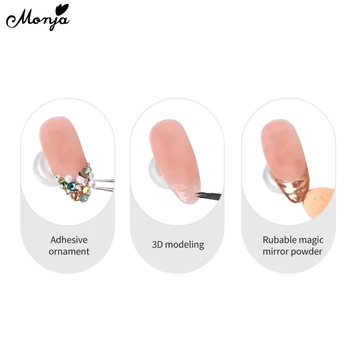 Monja%208g%20Clear%20Semi%20Solid%20Nail%20Magic%20Mirror%20powder%20Molding%20Glue%20Can%20Be%20Used%20with%20Mirror%20Powder%20Soak%20Off%20UV%20LED%20DIY%20Beauty%20Tool%20-%20Image%208