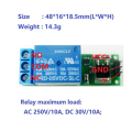 10Pcs 6-24V Flip-Flop Latch Relay Bistable Self-Locking Low Pulse Trigger Module. 