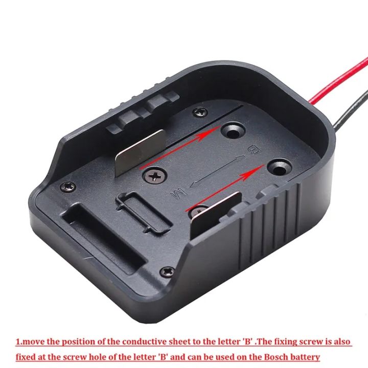 Oein%20Battery%20Adapters%20For%20Makita%20Bosch%2018V%20Power%20Connector%20Adapter%20Dock%20Holder%20With%2014%20Awg%20Wires%20Connectors%20Power%20Black%20-%20Image%206