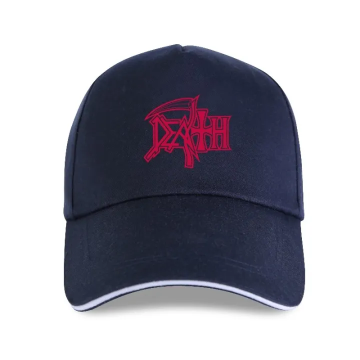 New%20DEATH%20Metal%20Rock%20Band%20Logo%20Mens%20White%20Baseball%20cap%20Size%20S%20M%20L%20XL%202XL%203XL%20-%20Image%202