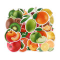 50 Pcs/Pack Fruits Stickers for Kitchen Baking Cup Dish Refrigerator Fruit Sticker.