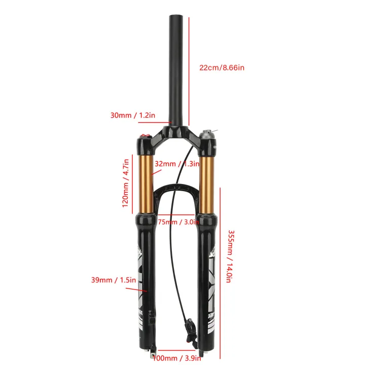 Mountain%20Bike%20Front%20Fork%20120mm%20Stroke%20Bicycle%20Shock%20Absorber%20Air%20Fork%2026inch%20Straight%20Steerer%20Remote%20Lockout%20Suspension%20Fork%20-%20Image%204
