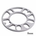 【Alizeker Mall】SPEEDWOW Universal Wheel Spacer Shims Plate Aluminum Alloy 3mm 5mm 8mm 10mm STUD Fit 4x100 4x114.3 5x100 5x108 5x114.3 5x120.
