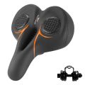 WEST BIKING Hollow Breathable Bicycle Saddle ,Red.