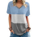 Women Shirt Eye-catching Easy-wearing Short Sleeve Tops Women Apparel. 