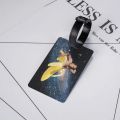 Custom Nicolas Cage In A Banana Luggage Tag With Name Card Space Privacy Cover ID Label for Travel Bag Suitcase. 