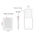 PU Leather Wallet Card Bag Adhesive Holder Case Pouch Sticker for Cell Phone.