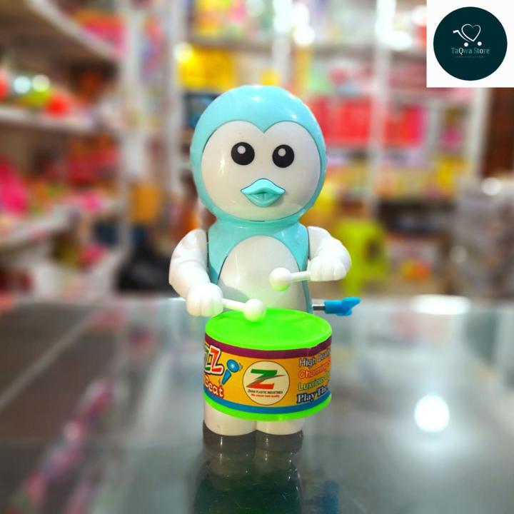 Cute and moving pingoin dram toy for kids