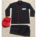 chief dress full set Cooker Chef Uniform for hotel & Resort. 