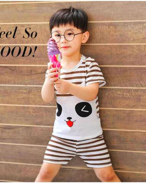 Baby%20Boy%20%20Summer%20Short%20Sleeve%20T-shirt%20Tee%20Shorts%202%20Pcs%20Outfits%20Set%20used%20children%20baby%20comfortable%20T-shirt%20and%20pant%20(%20-%20Image%204