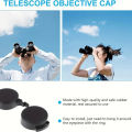 Binoculars Protective Rubber Objective Lens Caps 42mm/50mm Binocular Eyepiece Lens Cover Telescope Cover Lens Protection. 