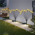 5PCS 10 Head Solar Powered Firefly Lights, 10 LED Outdoor Waterproof Solar Starburst Swaying Garden Lights. 