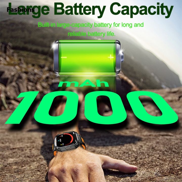 Fashions%202025%20Outdoor%20Sports%20Men%20Smart%20Watch%20LED%20Flashlight%20IP68%20Waterproof%20Original%20Heart%20Rate%20Health%20Smartwatch%201000Mah%20Battery%20Blue%20Tooth%20Call%20-%20Image%202