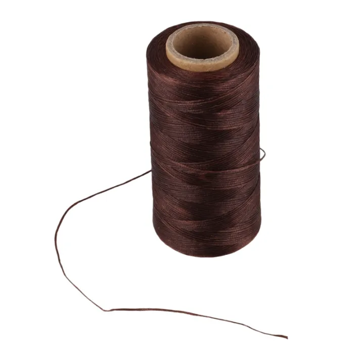 2%20Pcs%20260M%20150D%201MM%20Leather%20Sewing%20Waxed%20Wax%20Thread%20Hand%20Needle%20Cord%20Craft%20DIY%20Color:Light%20Brown%20&%20Gray%20-%20Image%207