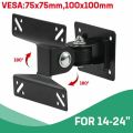 LED/LCD TV Monitor Wall Mount 14”-24”.