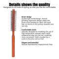 【Daily Necessities For Anyone Store】Round Styling Hair Brush Curling Roller Hairbrush Wood Brush Unisex Hairstyle Massager Dressing BarberComb.