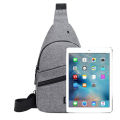 Multifunctional Chest Bag Men's Fashion Trend Oxford Cloth Shoulder Bag Crossbody Bag Casual Sports Chest Bag With Headset Hole.