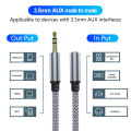 CASIFY G1 3.5mm Male to Female Cable Audio Cable 3.5mm male to 3.5mm Female Audio Cable Aux Cable Male to Female Audio Aux Cable 1 Meter. 