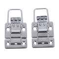 【Fashion】2Pcs Stainless Chrome Toggle Latch Chest Box Case Suitcase Tool Clasp Sunlight. 