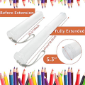 4 Pack Extendable Plastic Paint Brush Case Clear Long Paint Brush Holder Tube Storage Pencil Container.