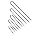 U-Shape Tubular Air Heater 6 Inch - 24 Inch 500 Watt-2000 Watt Stainless Steel For Poultry Bakery Ovens Griller Hot Case Dryers Washer Accessories.