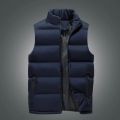 【Upgrade Your Style】 Men's Autumn Winter Sports Stand Collar Jacket Coat Thickened Warm Elegant Vest Overcoat. 