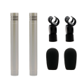 1 Pair C02 Pen-Shaped Condenser Microphone Shockproof Clip B.