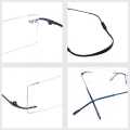Titanium Rimless Unisex Frame - In Odysses For Optics Zone Bid - Elevate Your Style With These Titanium Rimless Unisex Frames By Odysses.