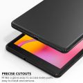 Samsung Galaxy TabA 2019 TPU Back Back Cover Black Color + Tempered Glass Protector for Samsung Galaxy Tab A 2019 (2in1 Combo). 