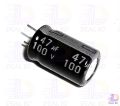 Radial 47uF Electrolytic Capacitor 100V-5Pcs. 