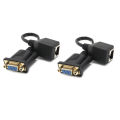 1PC VGA Extender Male/Female to RJ45 Ethernet Female LAN CAT5 CAT6 Network Cable Adapter. 
