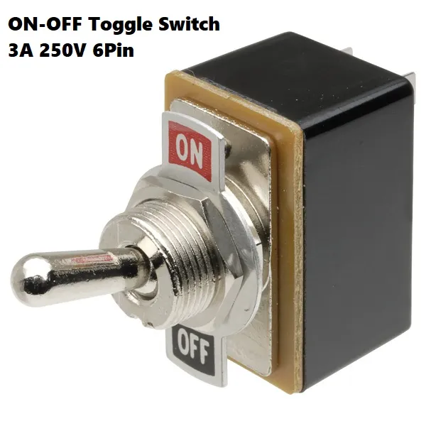SELF-LOCK%2045mm%20Metal%20Toggle%20Switch%206%20Pin%20AC%20250V%203A%202%20Positions%20SPST%20ON-OFF%20Miniature%20Toggle%20Latching%20Switch%20Self%20Locking%20Switch%20With%2014mm%20Handle%20For%20Car%20Bus%20Truck%20CNG%20-%20Image%202