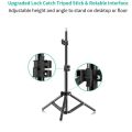 Photographic Lighting Stand Fill Light Stand Adjustable Tripod Suit For Ring Light With 1/4 Screw Ring Lamp Softbox Ringlight. 