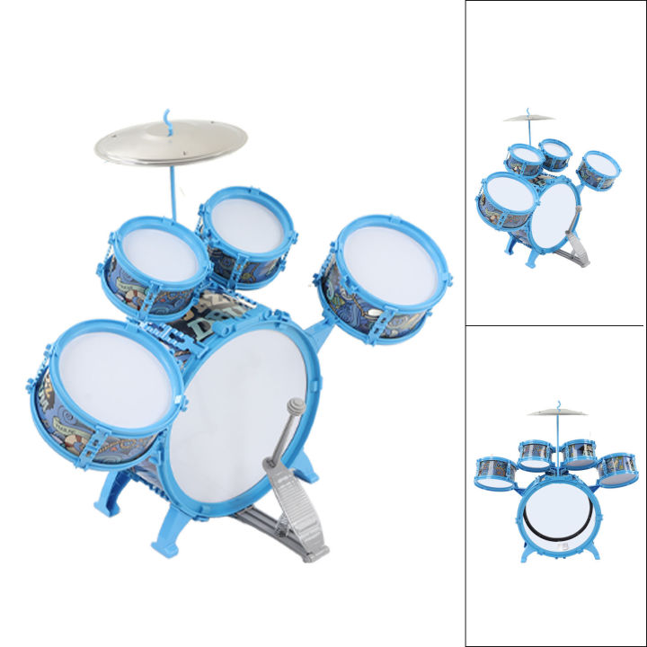 Children%20Drum%20Set,%206%20Ear%20Structure%20Endless%20Fun%20Kids%20Jazz%20Drum%20Set%20Complete%20for%20Practice%20Use%20-%20Image%207