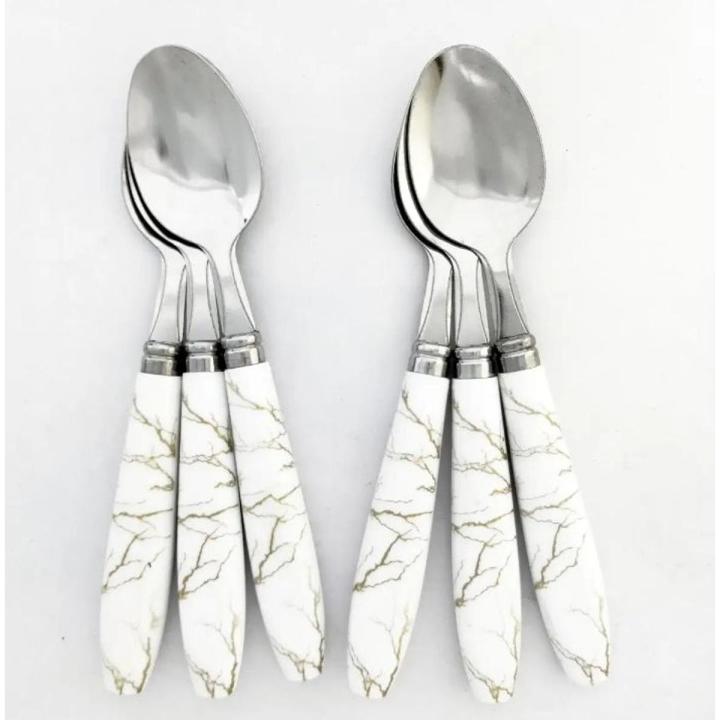 Stainless%20Steel%20Ceramic%20Design%20Spoon%20for%20Home/Kitchen,%20Set%20of%206%20Pc%20-%20Image%208