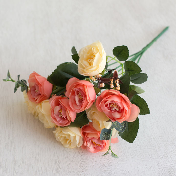 1%20Bouquet%2010%20Head%20Pretty%20Artificial%20Flower%20Leaf%20Wedding%20Art%20Home%20Room%20Decoration%20-%20Image%209