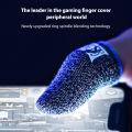Coodio 2 Pcs Finger Sleeve Non-slip Breathable Game Controller Thumb Sleeves Sensitive Touch-screen Gaming Gloves.