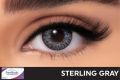 Fresh Look sterling grey color Contact lenses with kit. 