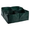 Raised Garden Planter Fabric Bed, 4 Divided Grids Durable Square Planting Grow Pot for Suitable for Planting Vegetables, Flowers and Plants. 