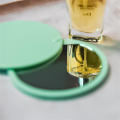 Sliding Cosmetic Mirror Pocket-size Folding Carry-on Portable Mirror Unbreakable Small Compact Mirror for Travel On-the-go Girls Makeup Application Daily Use. 