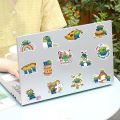 50pcs Disney Green Monster Alien Stickers Funny Cartoon Graffiti Decals For Kids Laptop Luggage Scrapbook Bottle Sticker. 