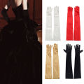 Party Gloves Elastic Women Elbow Length Evening Party Long Gloves. 
