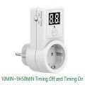 EU Plug Timer Switch  Saving Digital Kitchen Timer Outlet Week Hour Programmable Timing Socket. 
