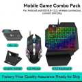 Mixpro/SE 4 IN 1 Mobile Game Keyboard and Mouse Gaming Combo Pack for PUBG, Free Fire. 