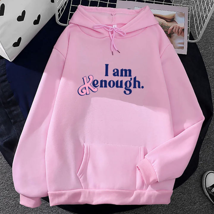 I Am Kenough Barbenheimer Hot Pink Hoodies Mens Autumn