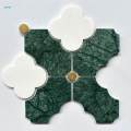 Marble Wall Tiles Flowers Mosaic Wall Tiles for Laundry Room Kitchen Bedroom. 