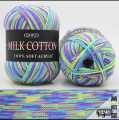 Milk Cotton Yarn for Hand Knitting Knit 3 Ply 120m Soft Baby Warm DIY Yarn for Hand Knitting Toys Crochet 100% Acrylic. 