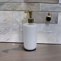 Bathroom soap dispenser hand-wash refile bottle White Plastic Body -- 250ML. 