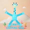 Toy Giraffe Animal Large Pack LED Light up Pop Tubes Pop Pipes Sensory Toys for Kids-1PCS. 