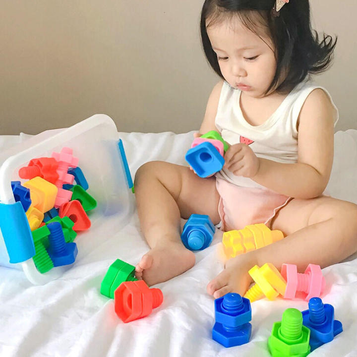 5%20Set%20Screw%20Building%20Blocks%20Nut%20Shape%20Match%20Puzzle%20Toys%20For%20Children%20Infant%20Montessori%20Shape%20Color%20Recognize%20Educational%20Toys%20-%20Image%207